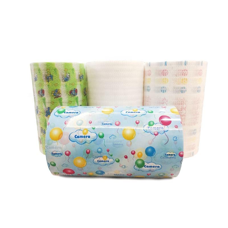 Волшебная фронтальная лента Сырье Индивидуальная фронтальная лента для подгузников для детских подгузников