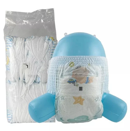 Highly Absorbent Thick Wood Pulp Baby Diaper