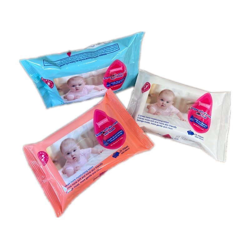 10PCS Portable Spunlace Nonwoven Eco Friendly Soft Baby Cleaning Wet Wipe