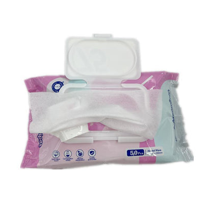 Portable Antibacterial Sterilization Disposable Alcohol Cleaning Wet Wipe